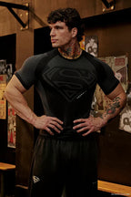 Superman Compression Tee – Black