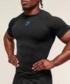 Onyx 5.0 Seamless T-Shirt Midnight black/black