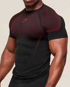 Onyx Seamless Compression Carmine Red