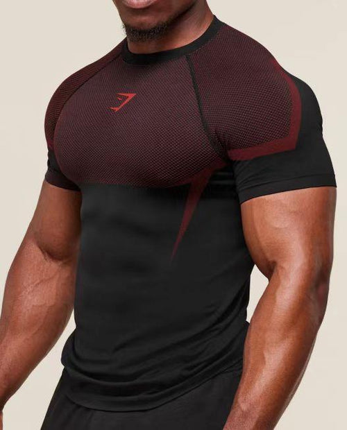 Onyx Seamless Compression Carmine Red