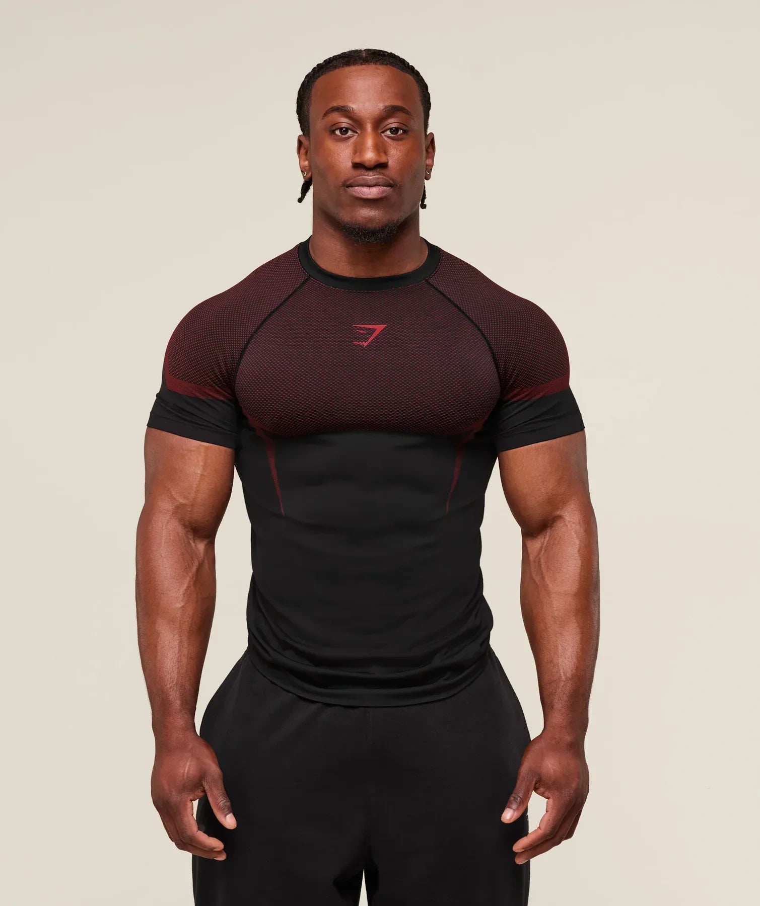 Onyx Seamless Compression Carmine Red