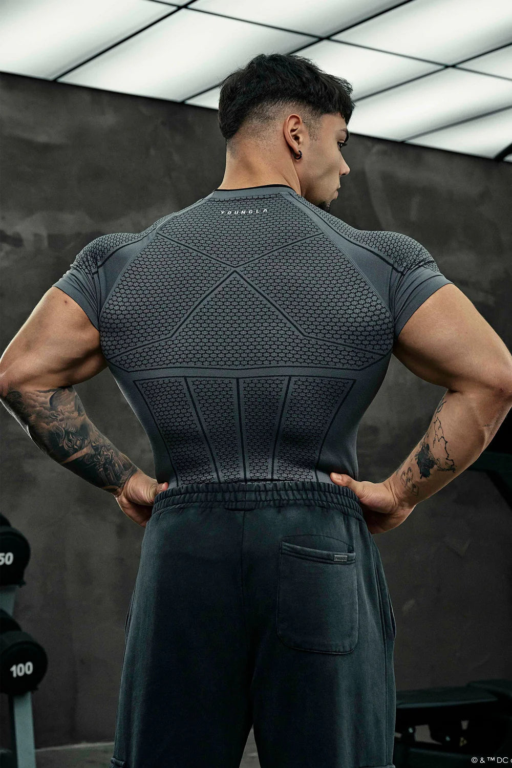 Batman Compression Tee – Dark Grey