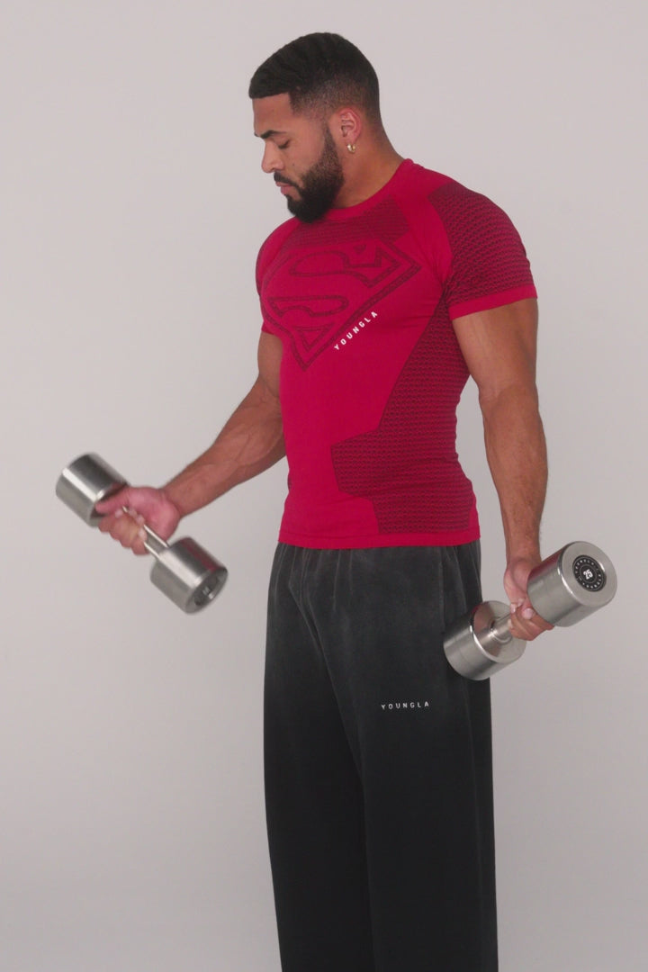 Superman Compression Tee – Black