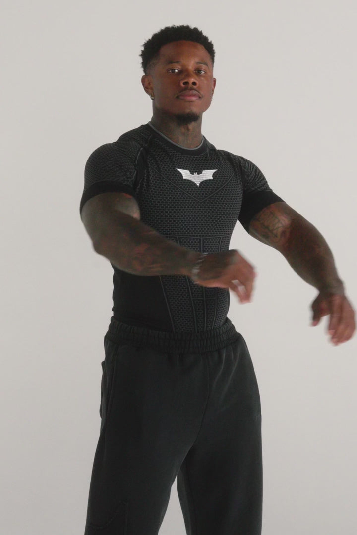 Batman Compression Tee – Off White